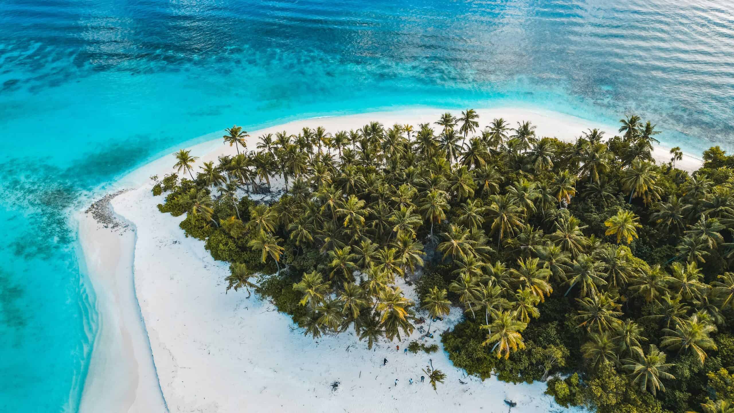 Isola deserta Maldive